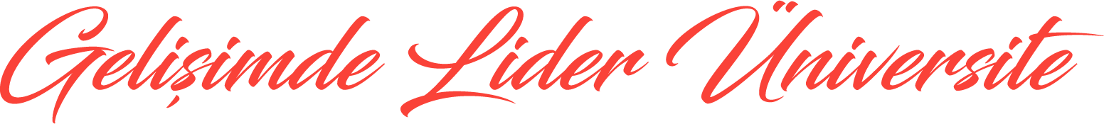 Üniversitenin sloganını temsil eden logo